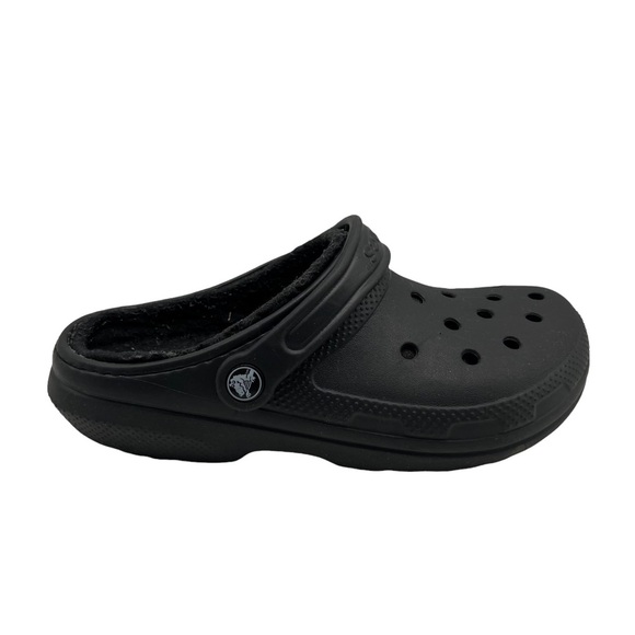 Crocs Classic Lined Clog Black Size 5M 7W - Picture 1 of 6